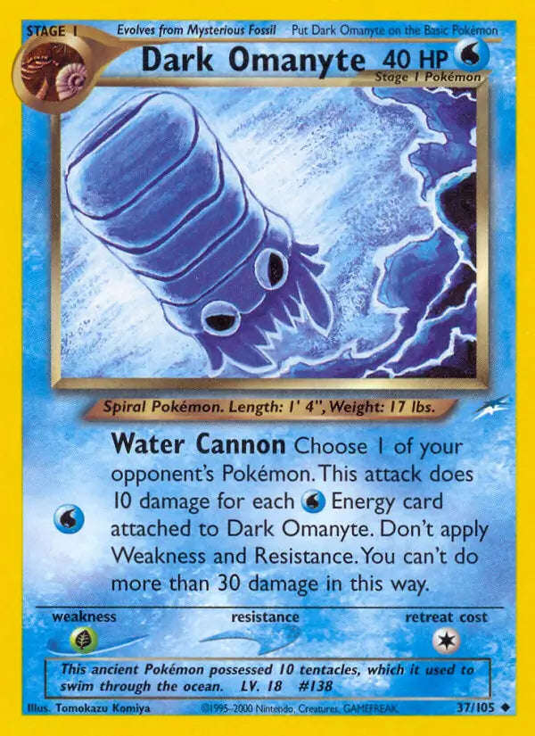 Dark Omanyte – Neo Destiny (Unlimited) #37