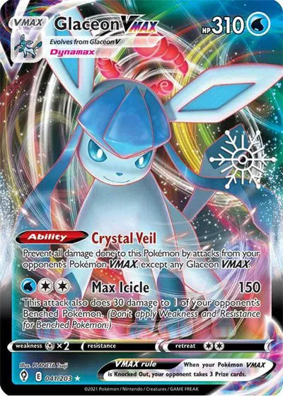 Glaceon VMAX • 041/203 Promo (Holiday Calendar)