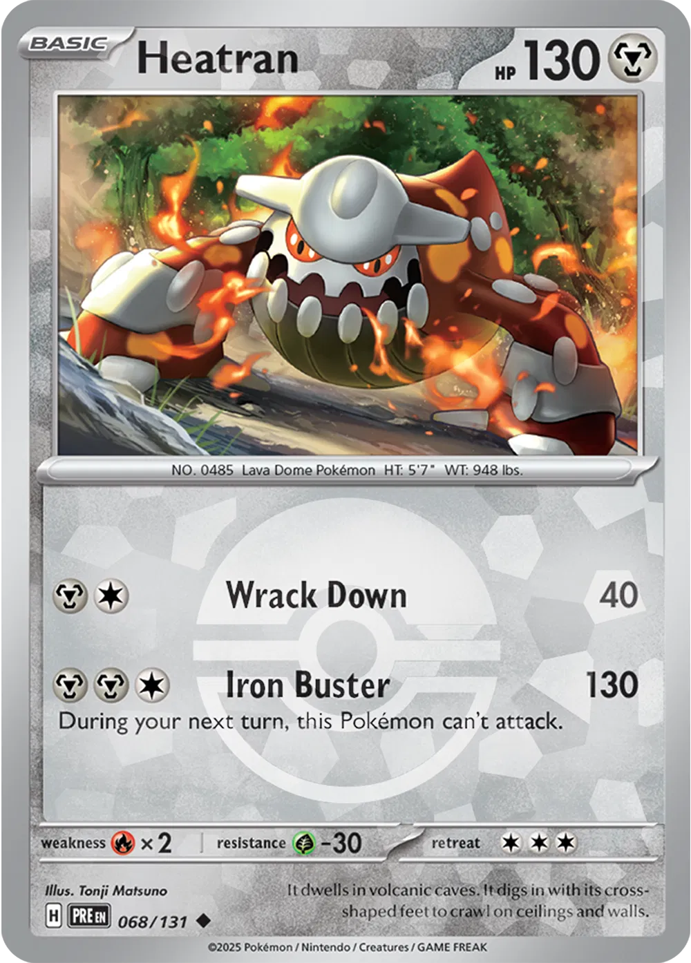 Heatran (Poke Ball Pattern)