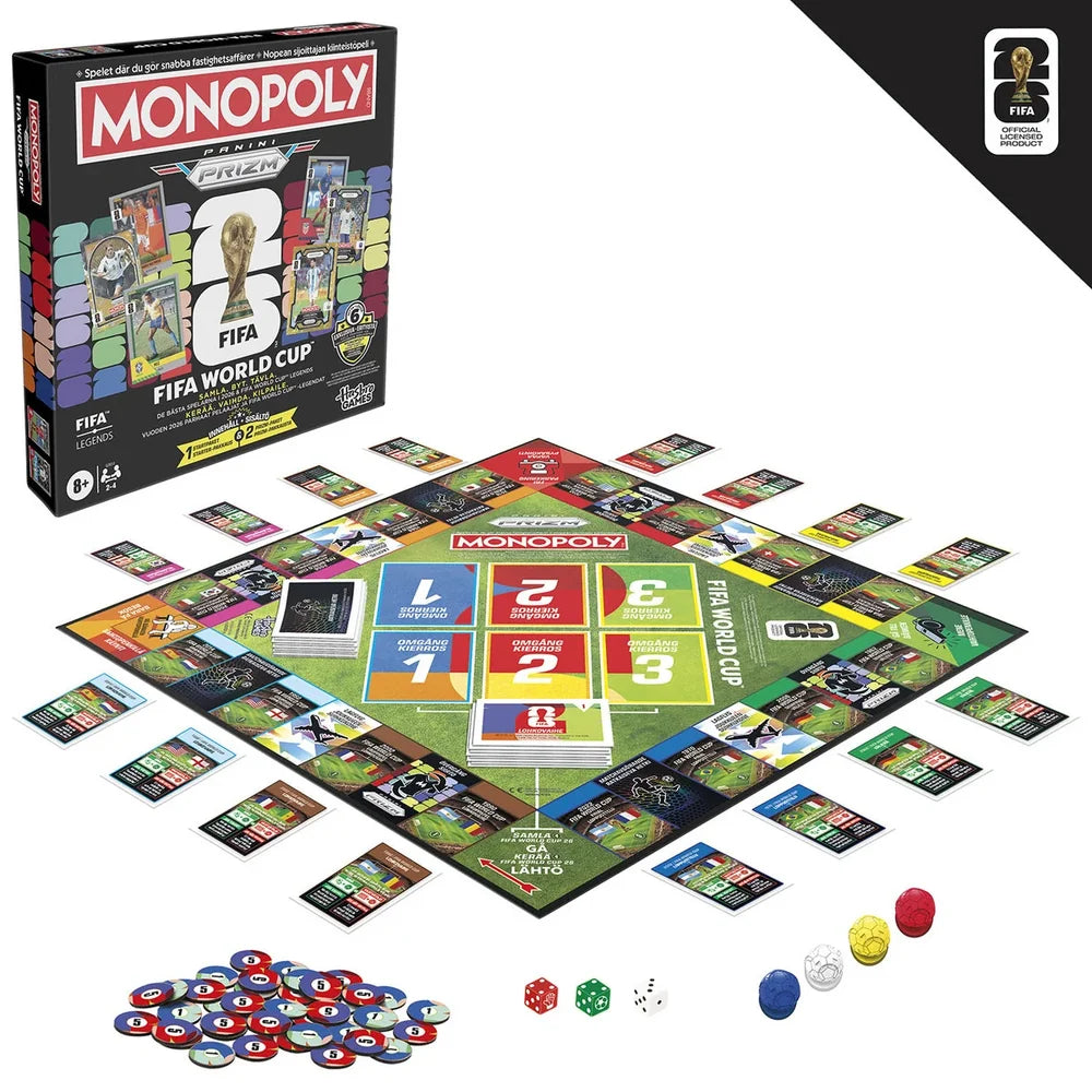 Monopoly: FIFA World Cup 2026 & Legends (Panini Prizm Edition)