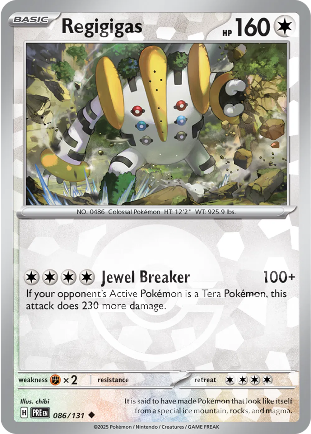 Regigigas (Poke Ball Pattern)
