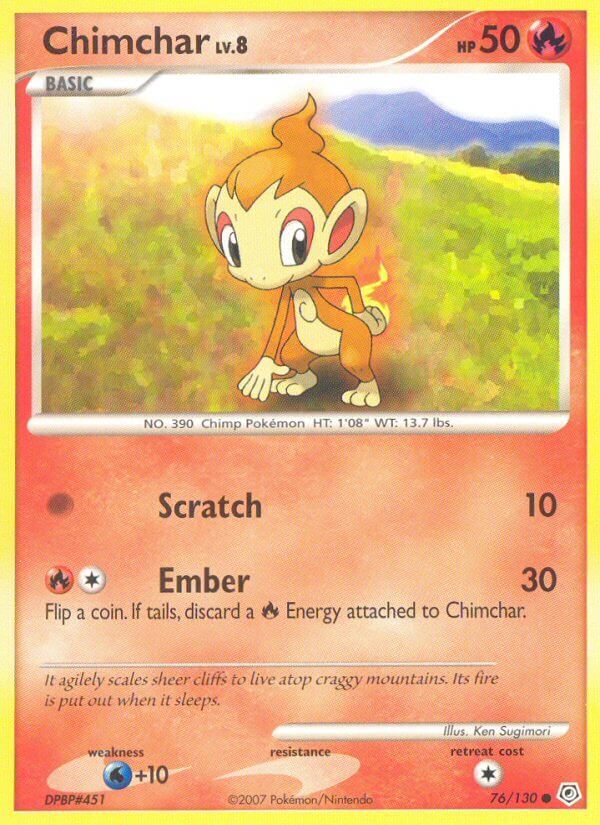 Chimchar - DIAMOND PEARL DP #76
