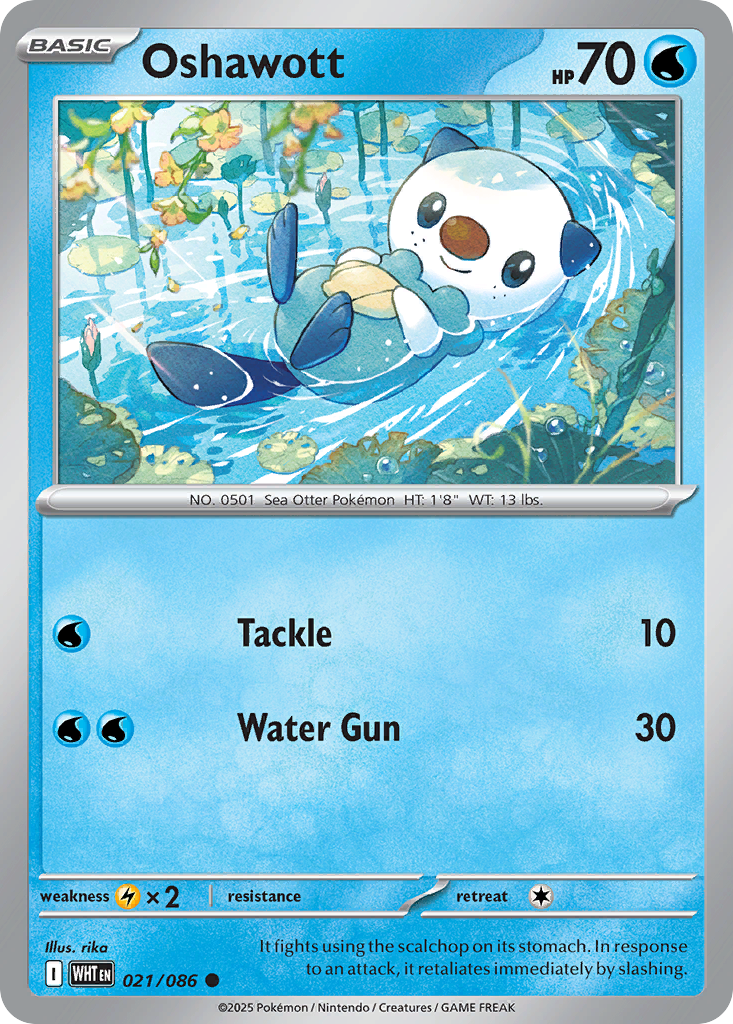 Oshawott - WHT #021