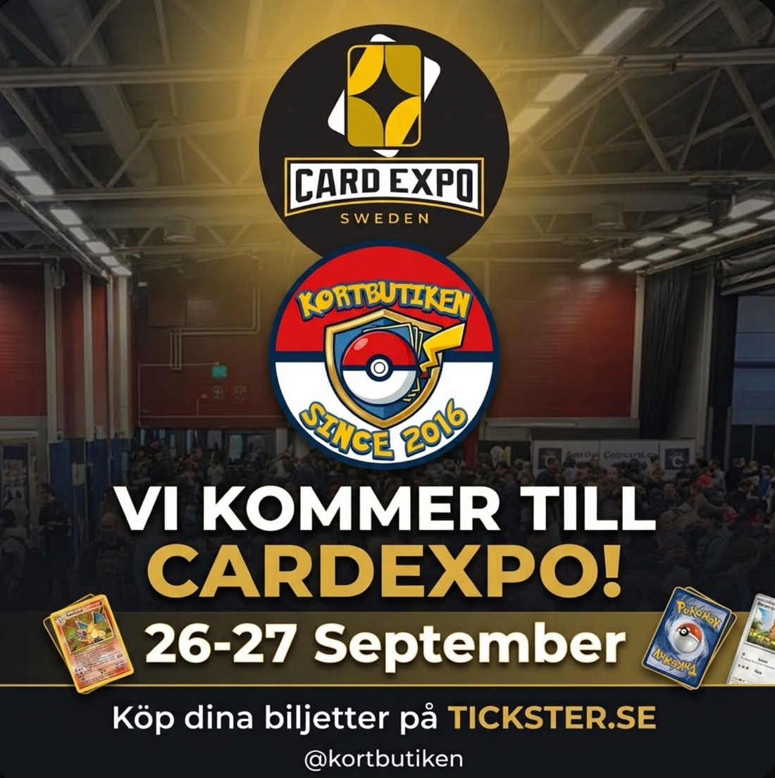 Dags för Card Expo Sweden 26–27 september – Höstens stora höjdpunkt för samlarkort!