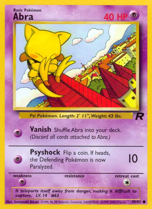Abra – Team Rocket (Unlimited) #49