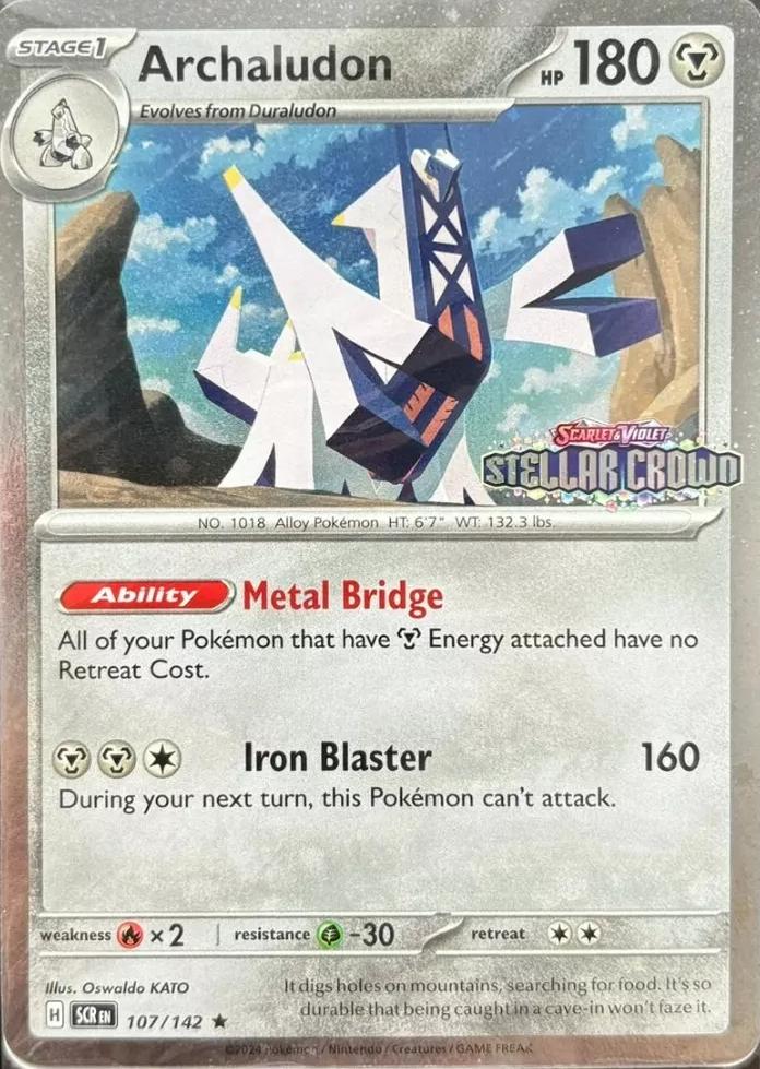 Archaludon [Cosmos Holo Stamped] - Stellar Crown #107