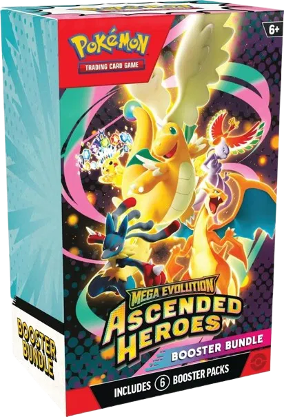 Pokémon TCG: Mega Evolution Ascended Heroes – Booster Bundle (6-pack)