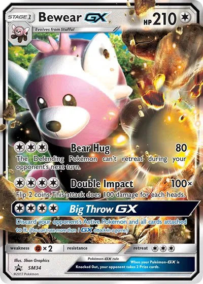 Bewear GX – SM34 (Sun & Moon Promo)