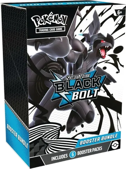 Pokémon TCG: Scarlet & Violet Black Bolt – Booster Bundle (6-pack)