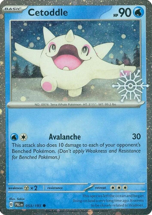 Cetoddle [Snowflake Stamp] - Paldea Evolved #53