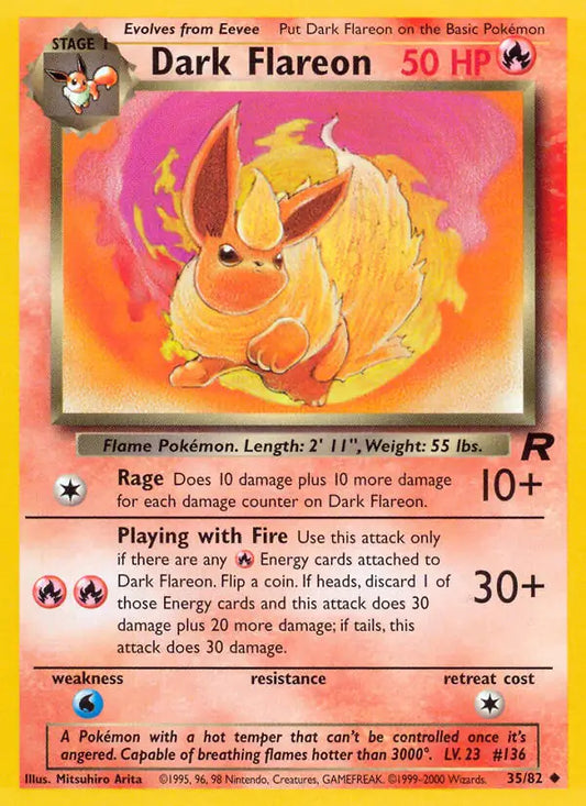 Dark Flareon – Team Rocket (Unlimited) #35