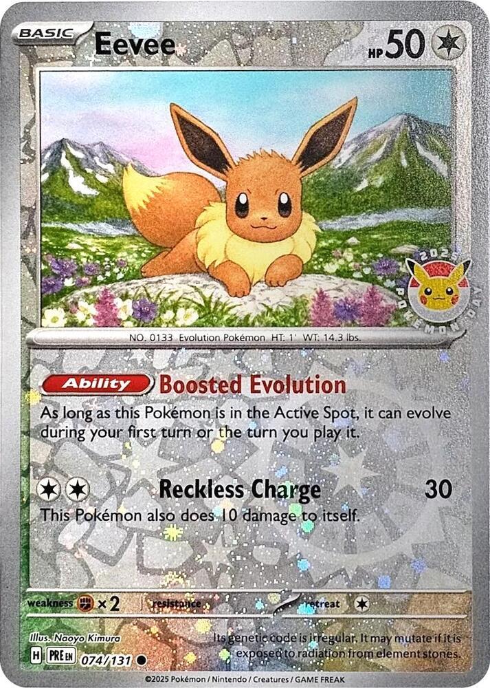 Eevee [Pokemon Day] - Prismatic Evolutions #74