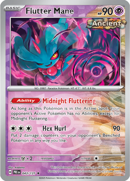 Flutter Mane (Poke Ball Pattern)