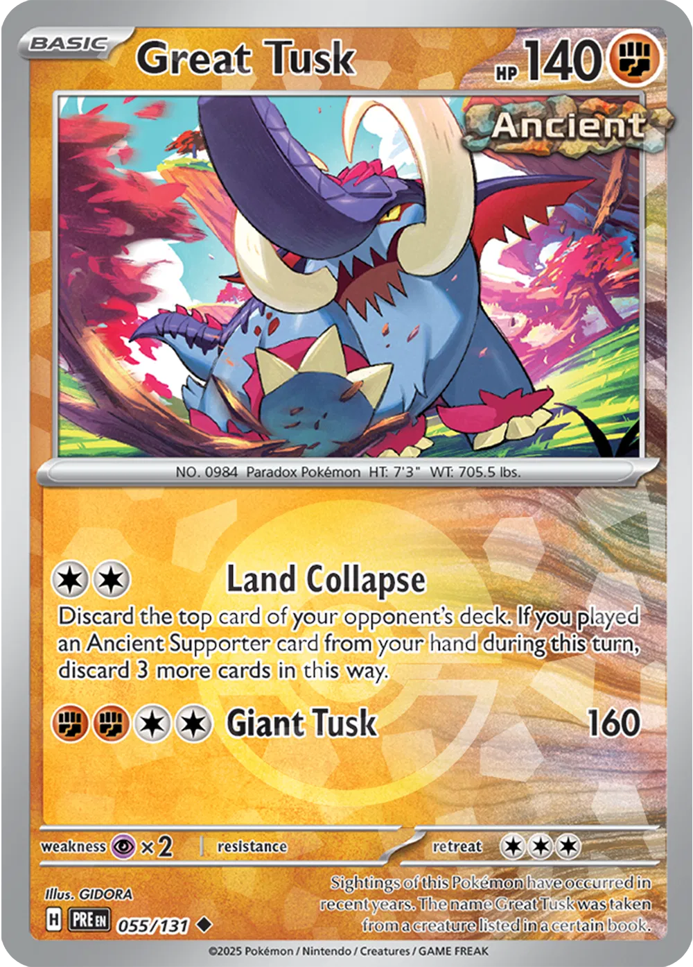 Great Tusk (Poke Ball Pattern)