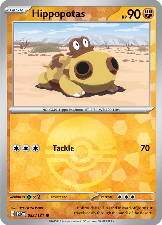 Hippopotas (Poke Ball Pattern)