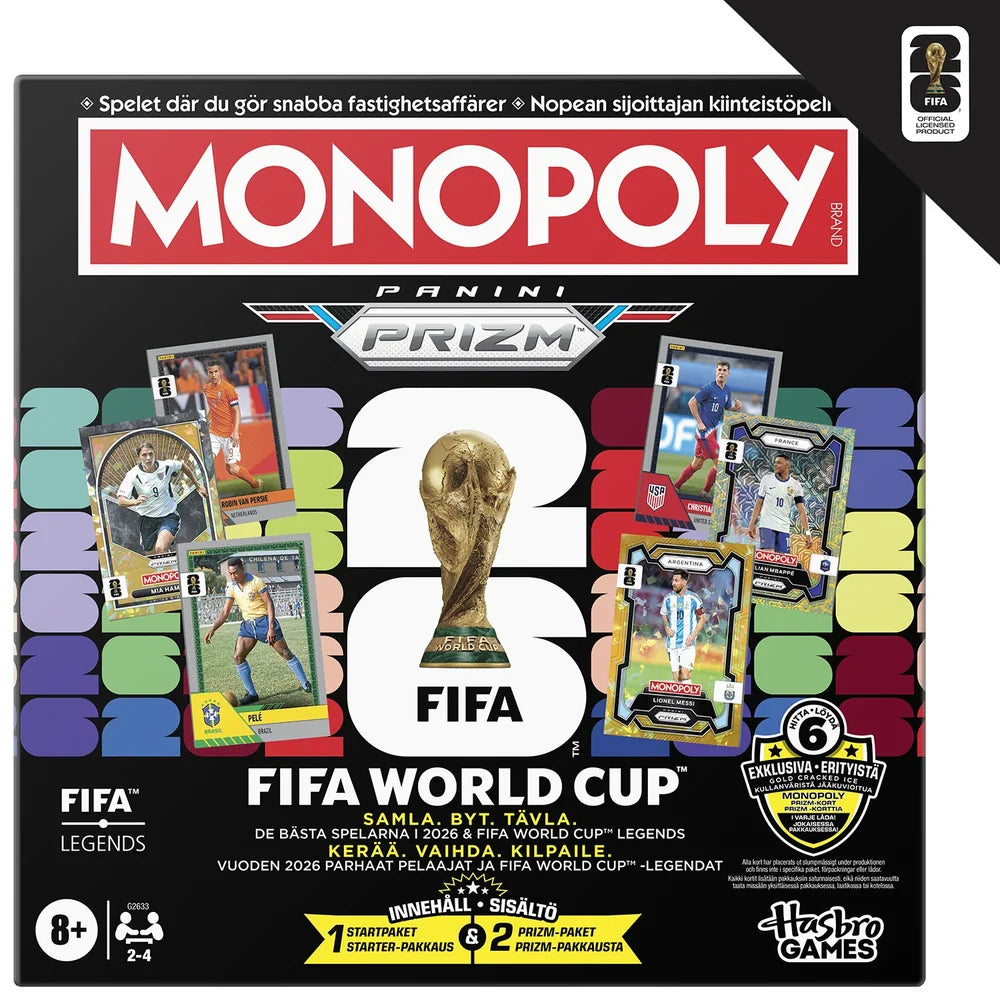Monopoly: FIFA World Cup 2026 & Legends (Panini Prizm Edition)