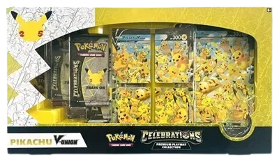 Pokémon TCG: Celebrations – Pikachu V-Union Premium Playmat Collection