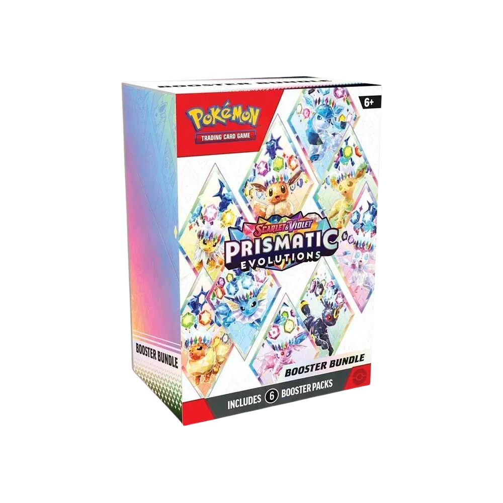 Pokémon TCG: Scarlet & Violet Prismatic Evolutions – Booster Bundle (6-pack)