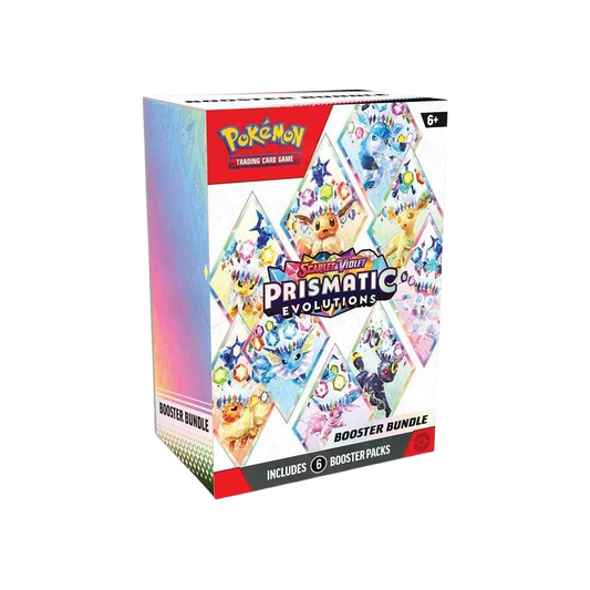 Pokémon TCG: Scarlet & Violet Prismatic Evolutions – Booster Bundle (6-pack)