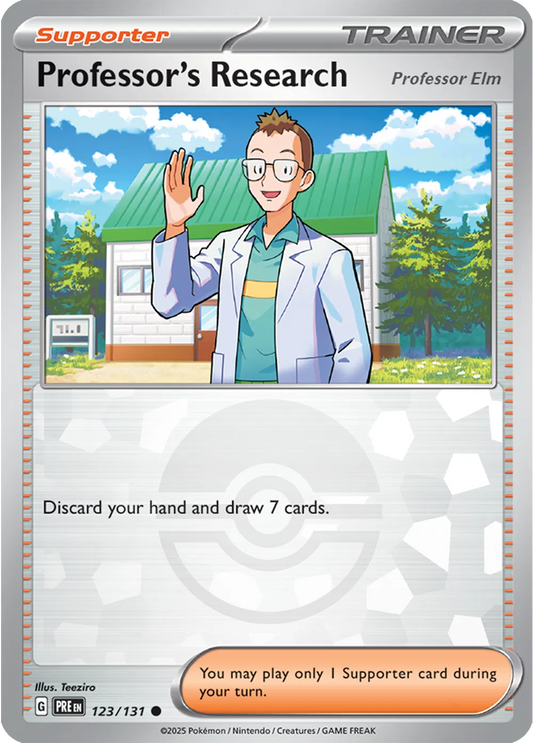 Professor's Research [Prof. Elm] (Poke Ball Pattern)