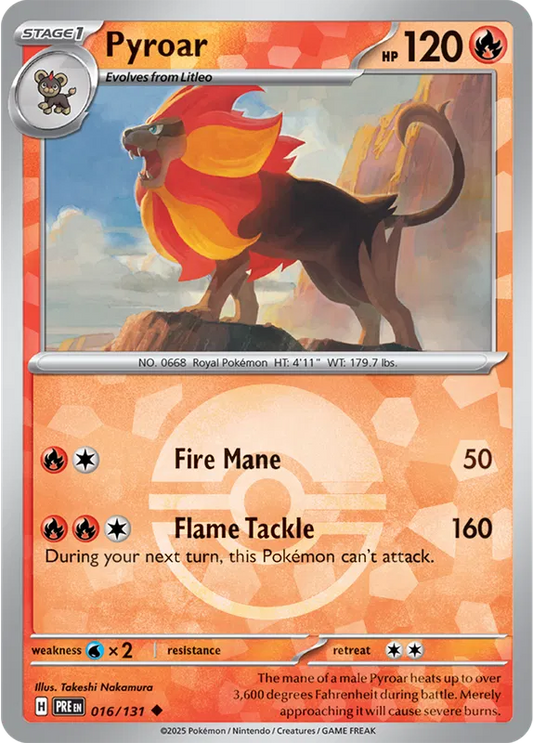 Pyroar (Poke Ball Pattern)