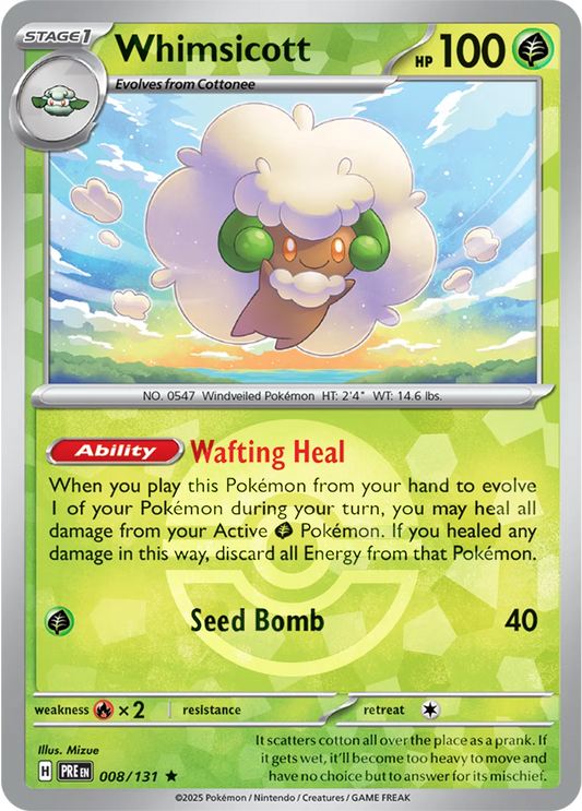 Whimsicott (Poke Ball Pattern)