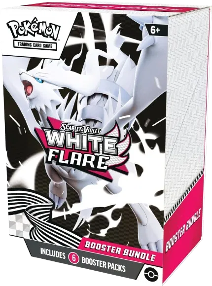 Pokémon TCG: Scarlet & Violet White Flare – Booster Bundle (6-pack)