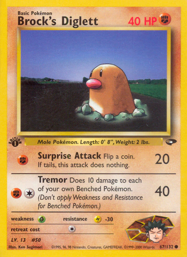 Brock's Diglett – Gym Challenge