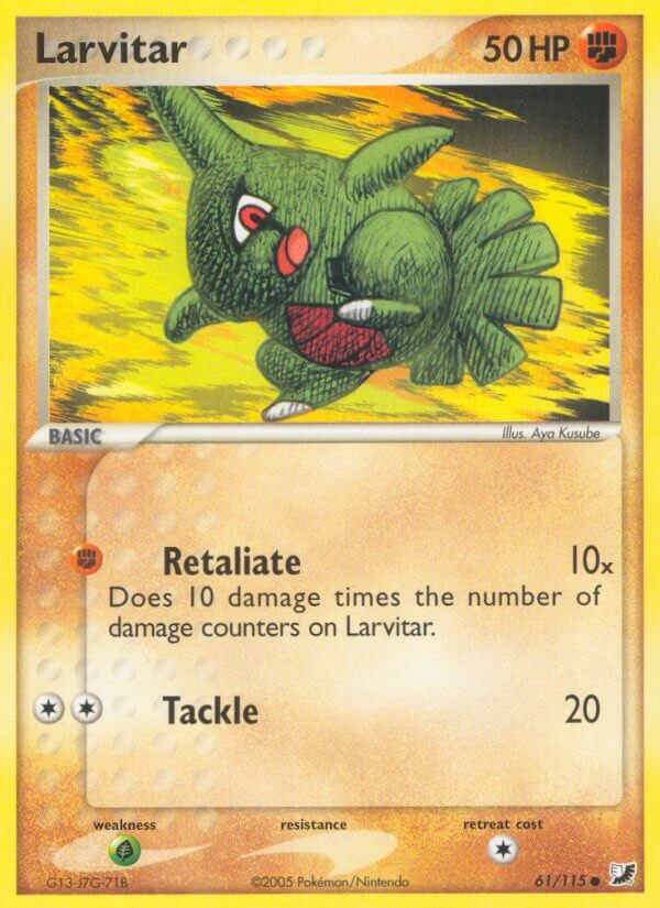 Larvitar - UNSEEN FORCES UF #61