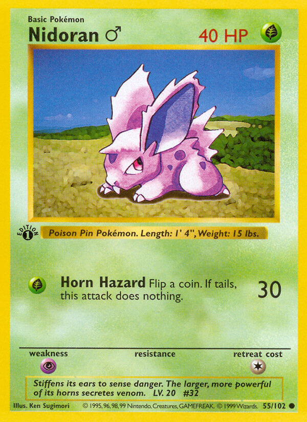 Nidoran ♂ – Base Set