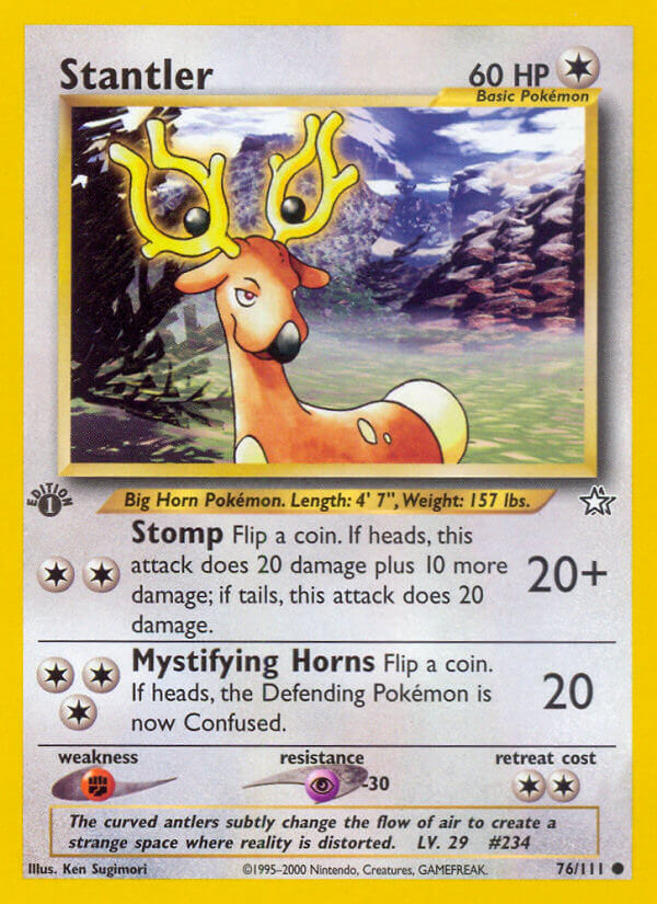 Stantler - NEO GENESIS #76