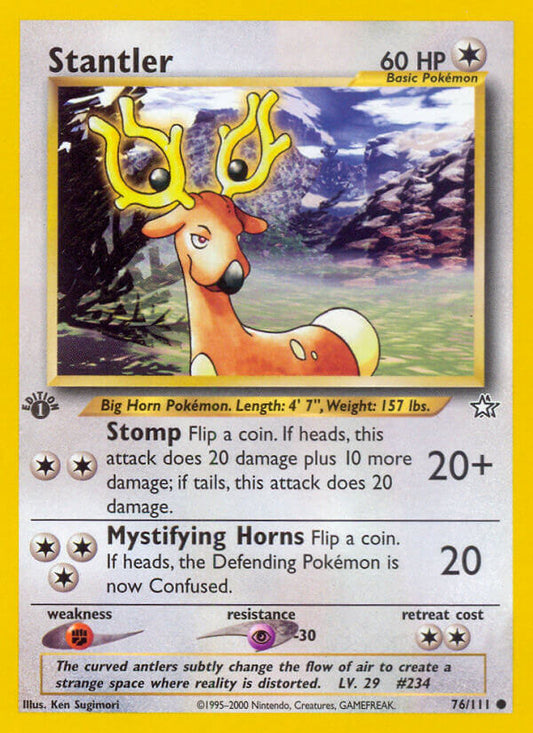 Stantler - NEO GENESIS #76